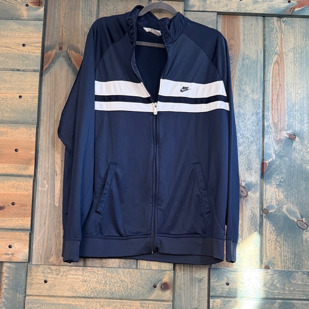 Nike Dark Blue Tracksuit with White Accents VINTAGE - Picture 2 of 15